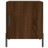 Mesitas noche 2 uds madera ingeniería marrón roble 40x40x50