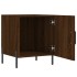 Mesitas noche 2 uds madera ingeniería marrón roble 40x40x50