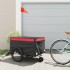 Remolque para bicicleta hierro negro y rojo 45