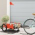 Remolque para bicicletas hierro y tela Oxford