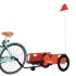 Remolque para bicicletas hierro y tela Oxford