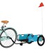 Remolque para bicicletas hierro y tela Oxford