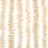 Cortina antimoscas chenilla beige y blanco 100x230