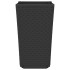Jardineras 2 unidades PP negro 32,5x32,5x57