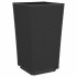Jardineras 2 unidades PP negro 32,5x32,5x57