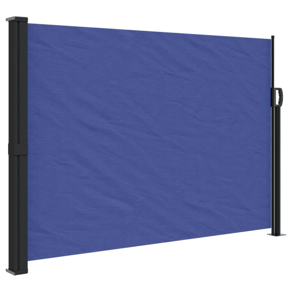 Toldo lateral retráctil azul 140x300