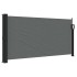 Toldo lateral retráctil gris antracita 100x500
