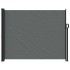 Toldo lateral retráctil gris antracita 160x500