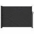 Toldo lateral retráctil negro 140x600