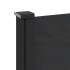 Toldo lateral retráctil negro 160x600