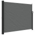 Toldo lateral retráctil gris antracita 160x600