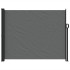 Toldo lateral retráctil gris antracita 160x600