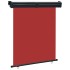 Toldo lateral de balcón rojo 145x250