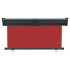 Toldo lateral de balcón rojo 145x250