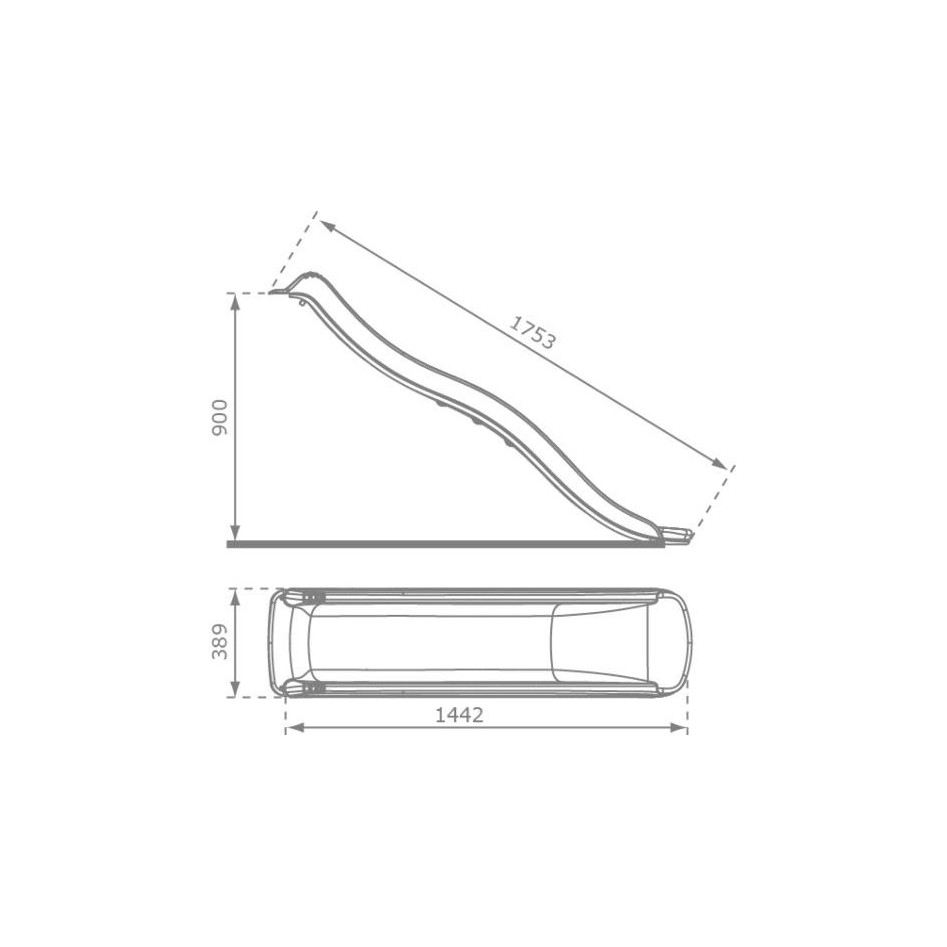 Rampa Tobogán 0,9 m altura