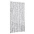 Cortina antimoscas chenilla gris claro y gris oscuro 100x230