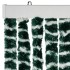 Cortina antimoscas chenilla verde y blanco 100x200