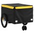 Remolque para bicicleta hierro negro y amarillo 45