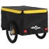Remolque para bicicleta hierro negro y amarillo 45