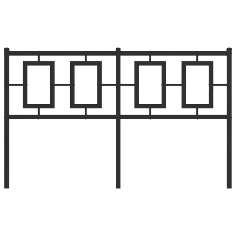 Cabecero de metal negro 140