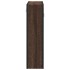 Armario con espejo baño madera marrón roble 60x16x60