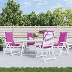 Cojines para silla con respaldo alto 4 uds tela Oxford