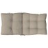 Cojines para silla respaldo bajo 4 uds tela Oxford gris