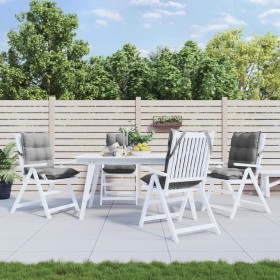 Cojines para silla con respaldo bajo 4 uds tela Oxford