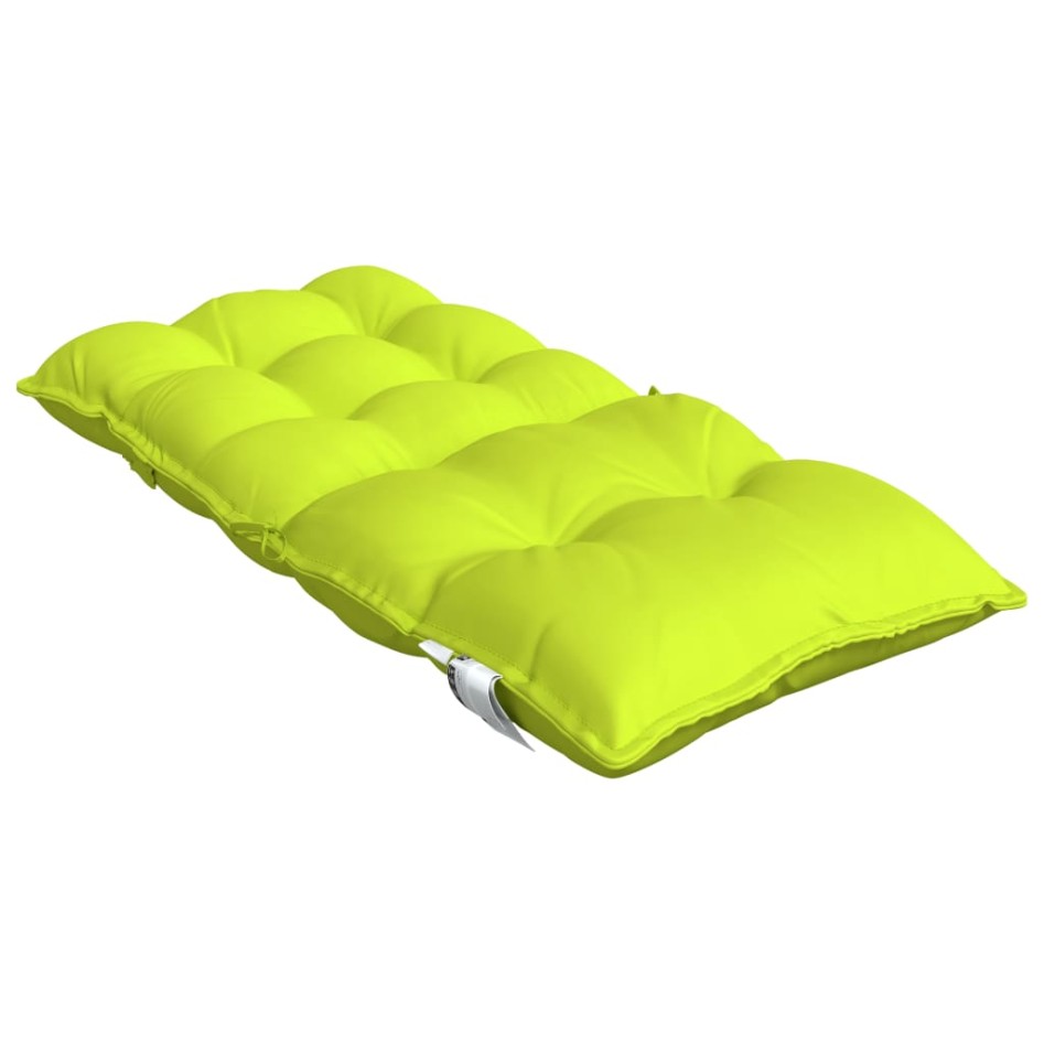 Cojines para silla respaldo bajo 4 uds tela Oxford verde