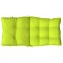Cojines para silla respaldo bajo 4 uds tela Oxford verde