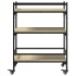 Carrito de cocina madera ingeniería roble Sonoma 65x40x86,5