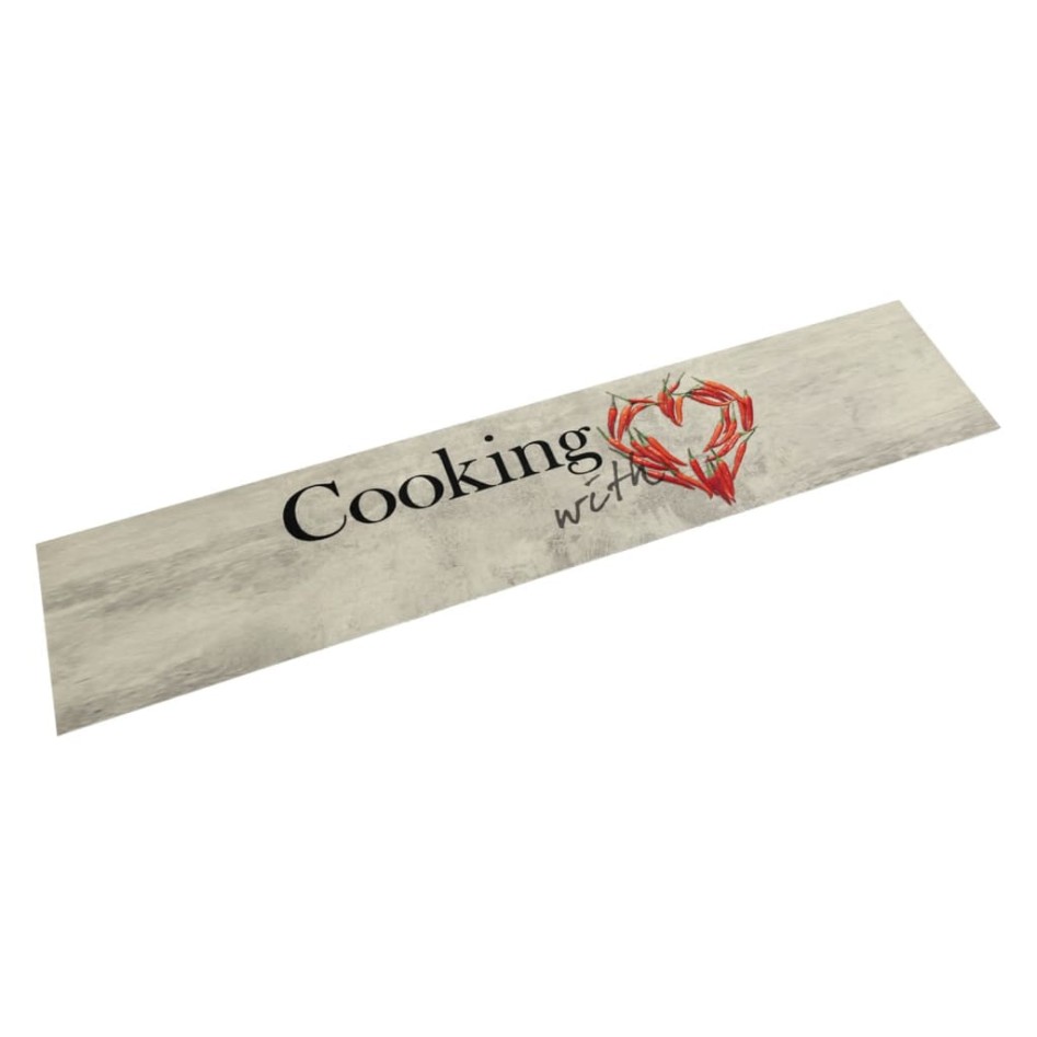 Alfombra de cocina lavable terciopelo Peper Cooking 60x300