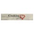Alfombra de cocina lavable terciopelo Peper Cooking 60x300