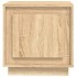 Mesitas de noche 2 uds madera contrachapada roble 44x35x45
