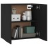 Armario de pared madera contrachapada negro 60x31x60