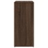 Aparador de madera de ingeniería marrón roble 60x31x70
