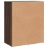 Aparador de madera de ingeniería marrón roble 60x31x70