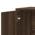 Aparador de madera de ingeniería marrón roble 60x31x70