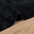 Alfombra de pelo corto OVIEDO negro 140x200