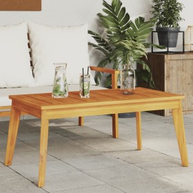 Mesa de comedor de jardín madera maciza de acacia 100x55x45