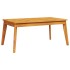 Mesa de comedor de jardín madera maciza de acacia 100x55x45