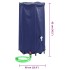 Depósito de agua plegable con grifo PVC 250
