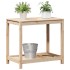 Mesa de plantación con estante madera maciza pino 82,5x50x75