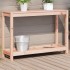 Mesa de plantación y estante madera maciza Douglas 108x35x75