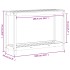 Mesa de plantación y estante madera maciza Douglas 108x35x75