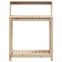 Mesa de plantación con estantes madera pino 82,5x50x109,5