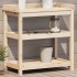 Mesa de plantación con estantes madera pino 82,5x45x86,5