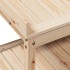 Mesa de plantación con estantes madera pino 82,5x45x86,5