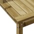 Mesa plantación con estantes madera impregnada 82,5x50x109,5