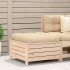 Taburete de jardín madera maciza de pino 62x63,5x32